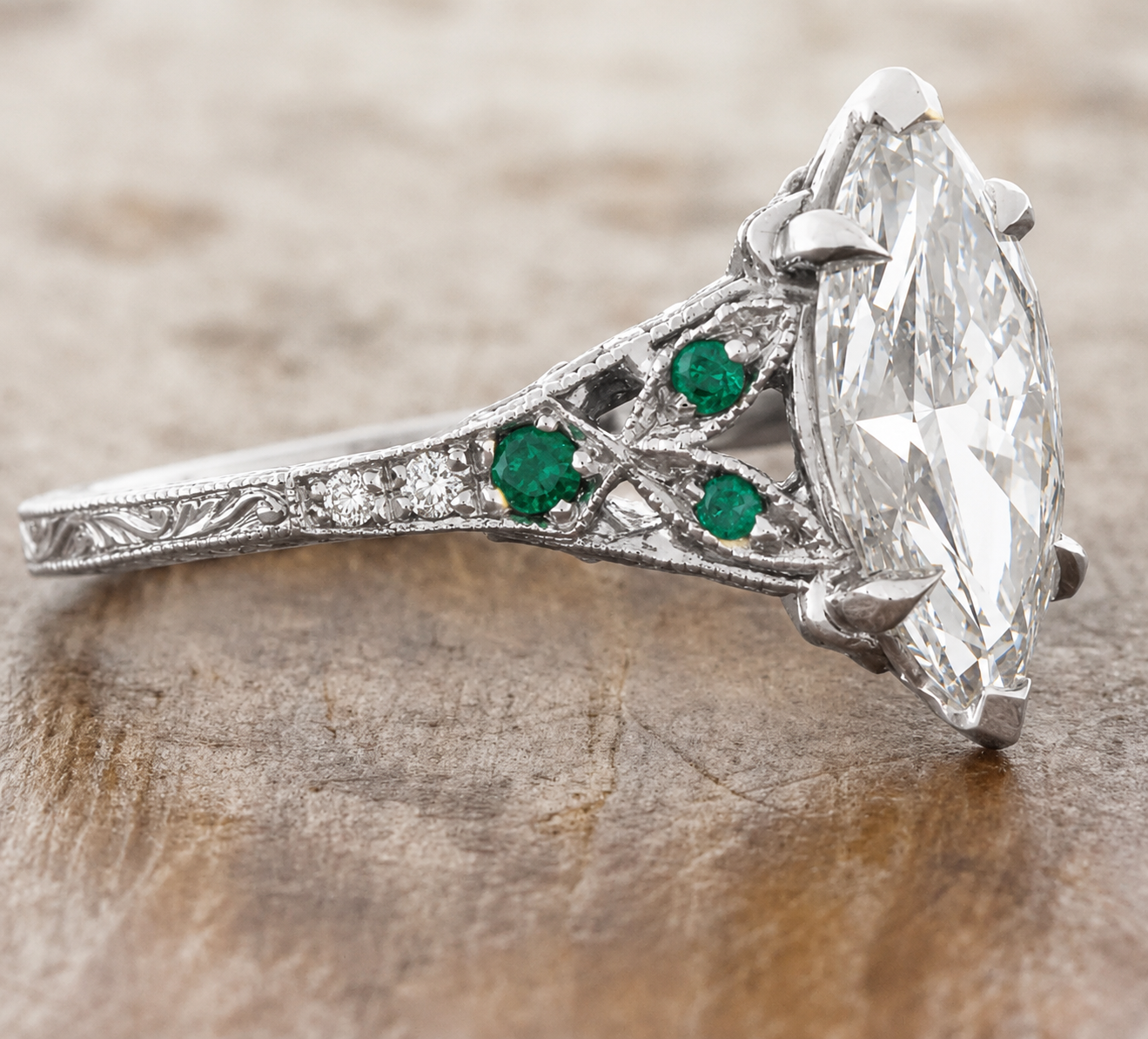 5ct Dutch Marquise Custom Ring