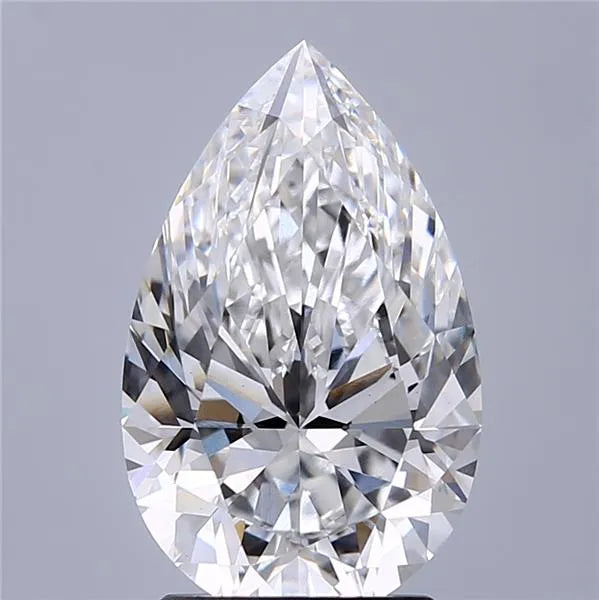2.58ct Pear Lab Grown Diamond (Colour E, Clarity VS1, IGI Certified)