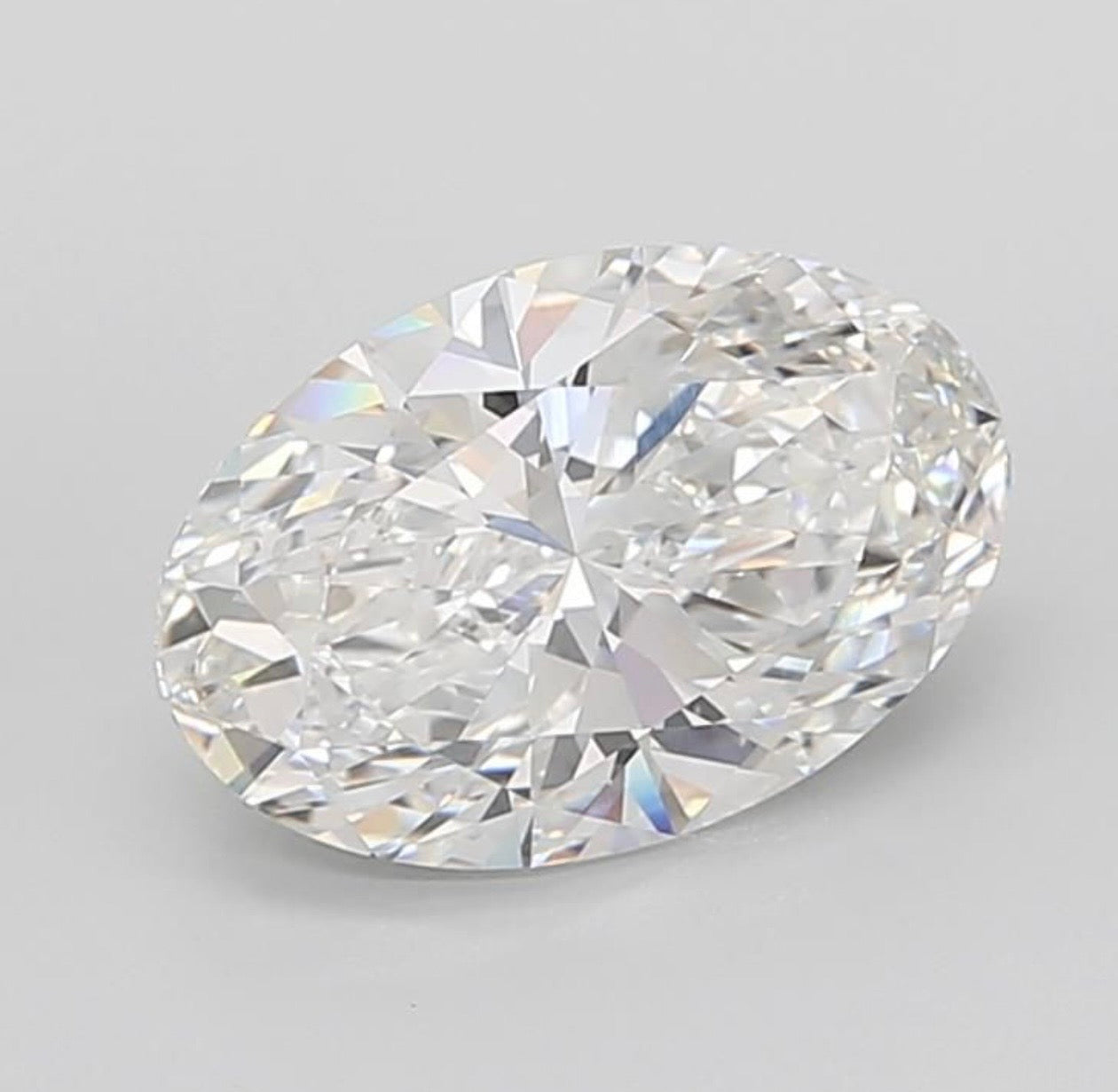 7.04ct E VVS2 Oval lab Diamond