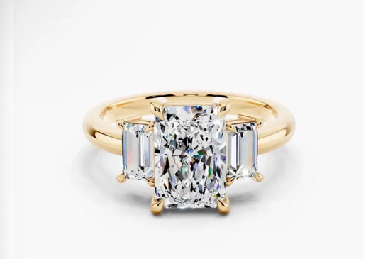 Custom Three Stone ring