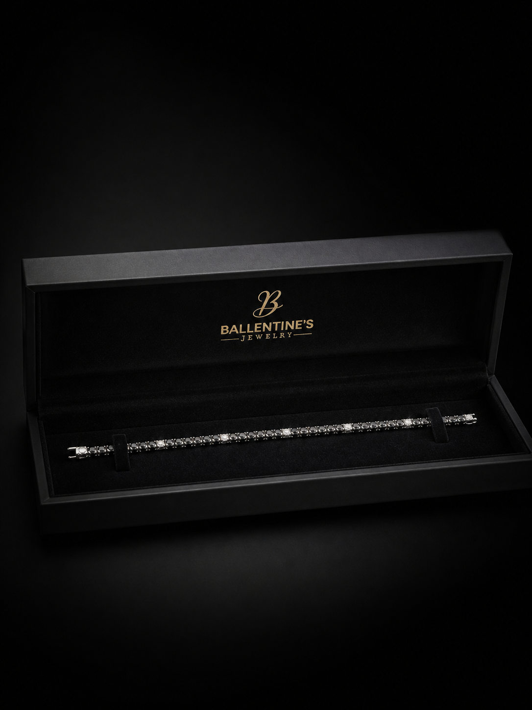 Tuxedo Tennis Bracelet