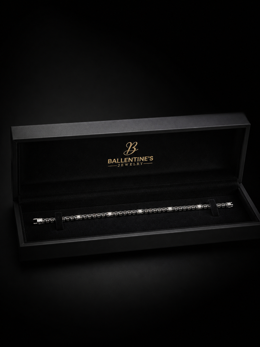 Tuxedo Tennis Bracelet