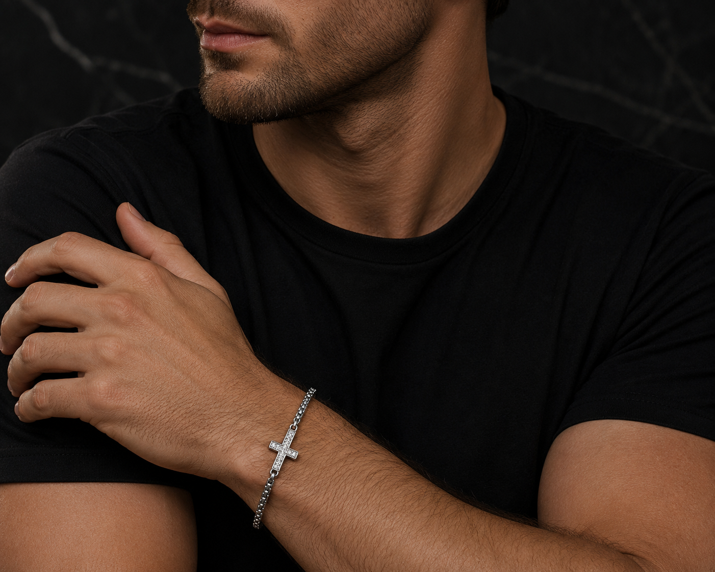 Monarch Cross Bracelet