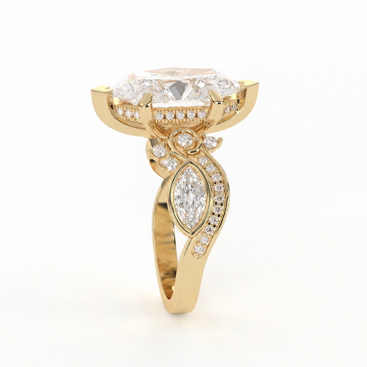 Custom Engagement Ring Set